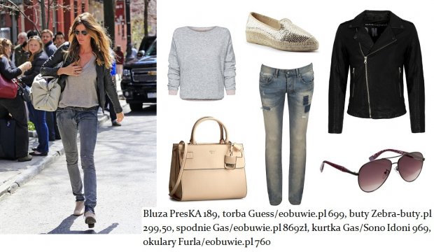 4 looki w stylu supermodelki Gisele Bundchen