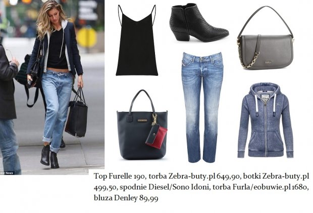 4 looki w stylu supermodelki Gisele Bundchen