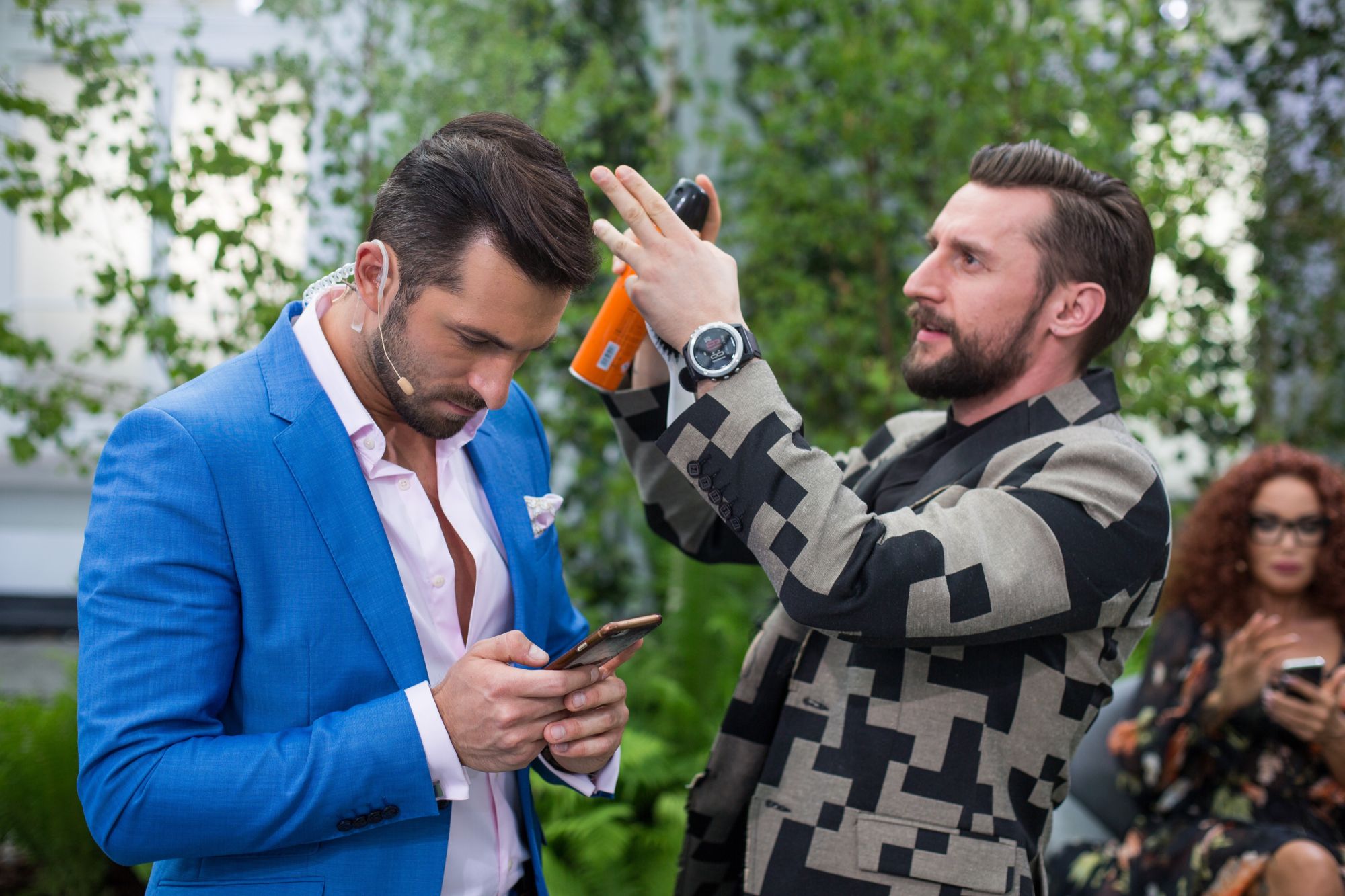 Klaudiusz Iciek i Rafał Maślak w programie Supermodelka Plus Size